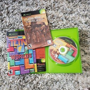 Star Wars: The Clone Wars / Tetris Worlds - 2-in-1 Original Xbox -100% Complete